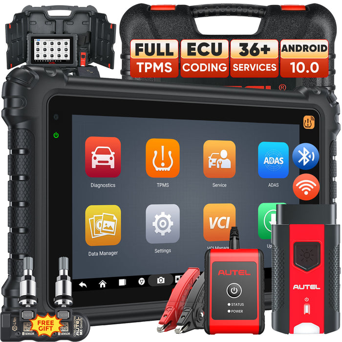 Autel MaxiCOM MK906 Pro-TS | TPMS Relearn/Programmer Tool| Advanced ECU Coding | Bi-Directional Control | 36+ Services | All Systems Diagnosis|Multi-Language