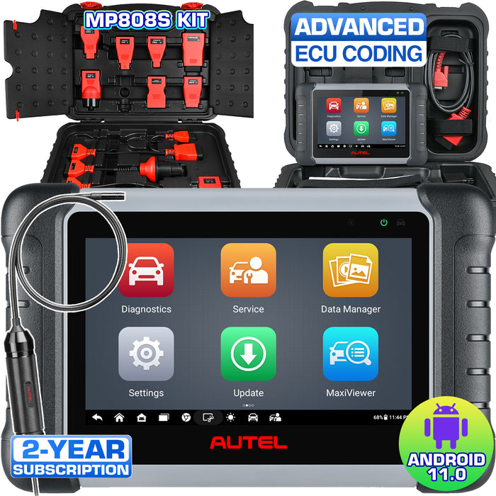 【2 Years Update】Autel MaxiPRO MP808S KIT | Same as MS906 | ECU Coding | Bi-Directional Control |30+ Reset Service|OE-Level All Systems Diagnostics | Multi-language