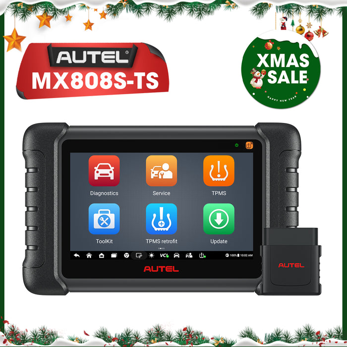 Autel MaxiCheck MX808S-TS | Complete TPMS Sensor Programming | Same as MK808S-TS | OE-Level All Systems Diagnosis | 30+ Special Reset Services |Multi-Language