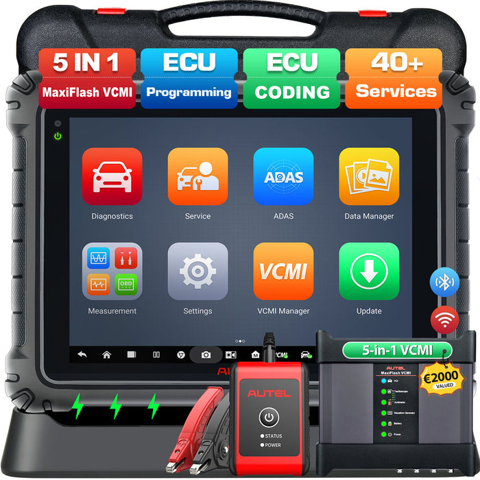 Autel MaxiSys Ultra | 2024 Newest Top Diagnostic Scan Tool | J2534 ECU Programming | 40+ Service | 5-in-1 VCMI Module | Active Test | Upgraded of MS908S Pro/ Elite/MS909/MS919