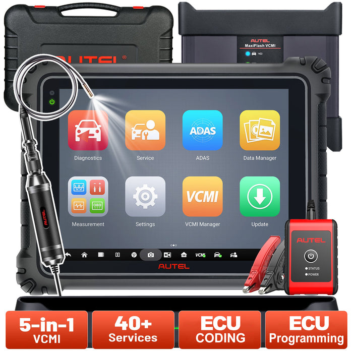 Autel MaxiSys Ultra | 2024 Newest Top Diagnostic Scan Tool | J2534 ECU Programming | 40+ Service | 5-in-1 VCMI Module | Active Test | Upgraded of MS908S Pro/ Elite/MS909/MS919