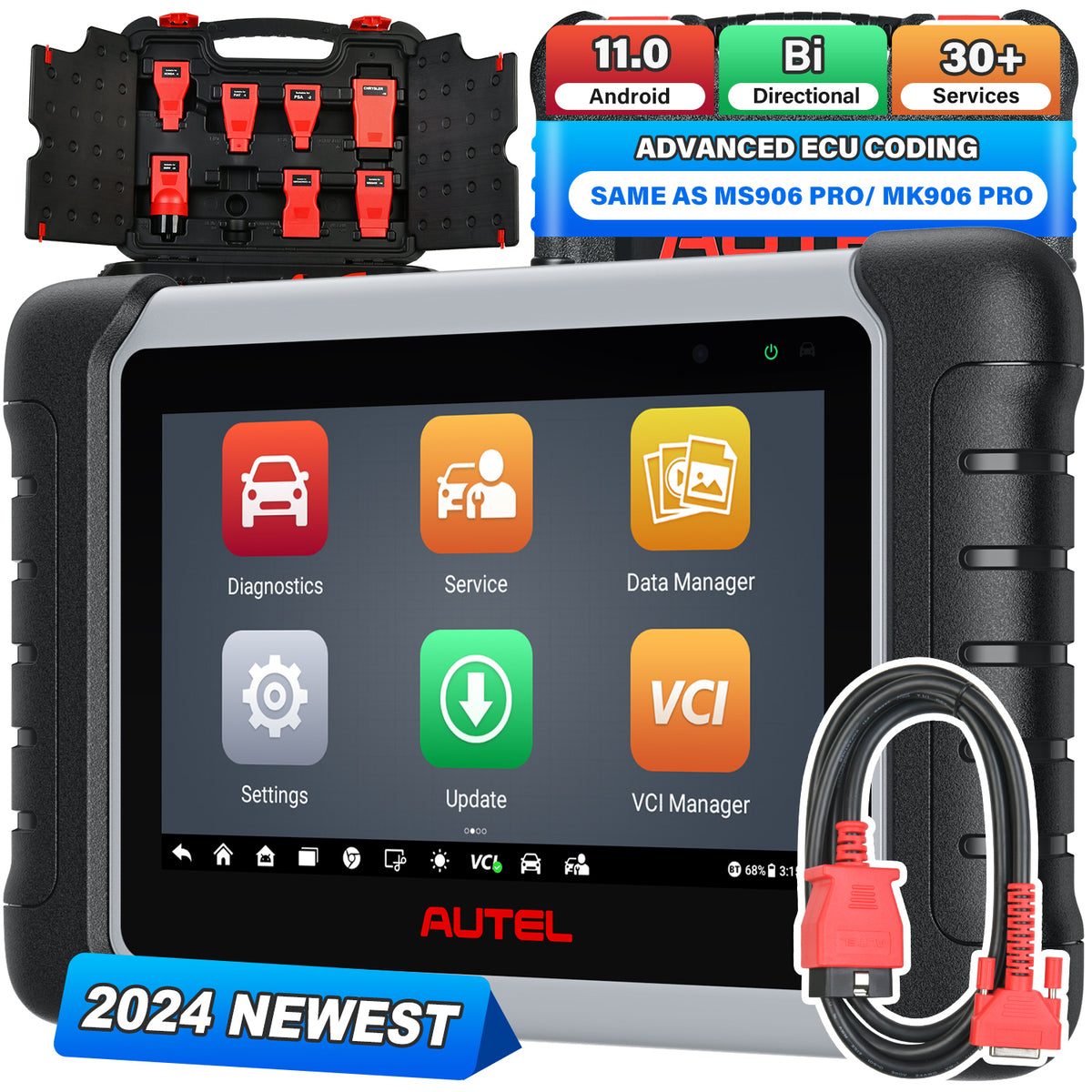 Autel MaxiPro MP808S Kit All System OBD2 Diagnostics Tool