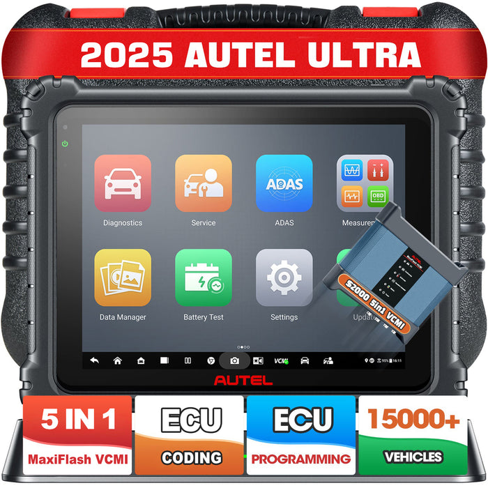 Autel MaxiSys Ultra | Newest Top Diagnostic Scan Tool | J2534 ECU Programming | 40+ Service | 5-in-1 VCMI Module | Active Test | Upgraded of MS908S Pro/ Elite/MS909/MS919